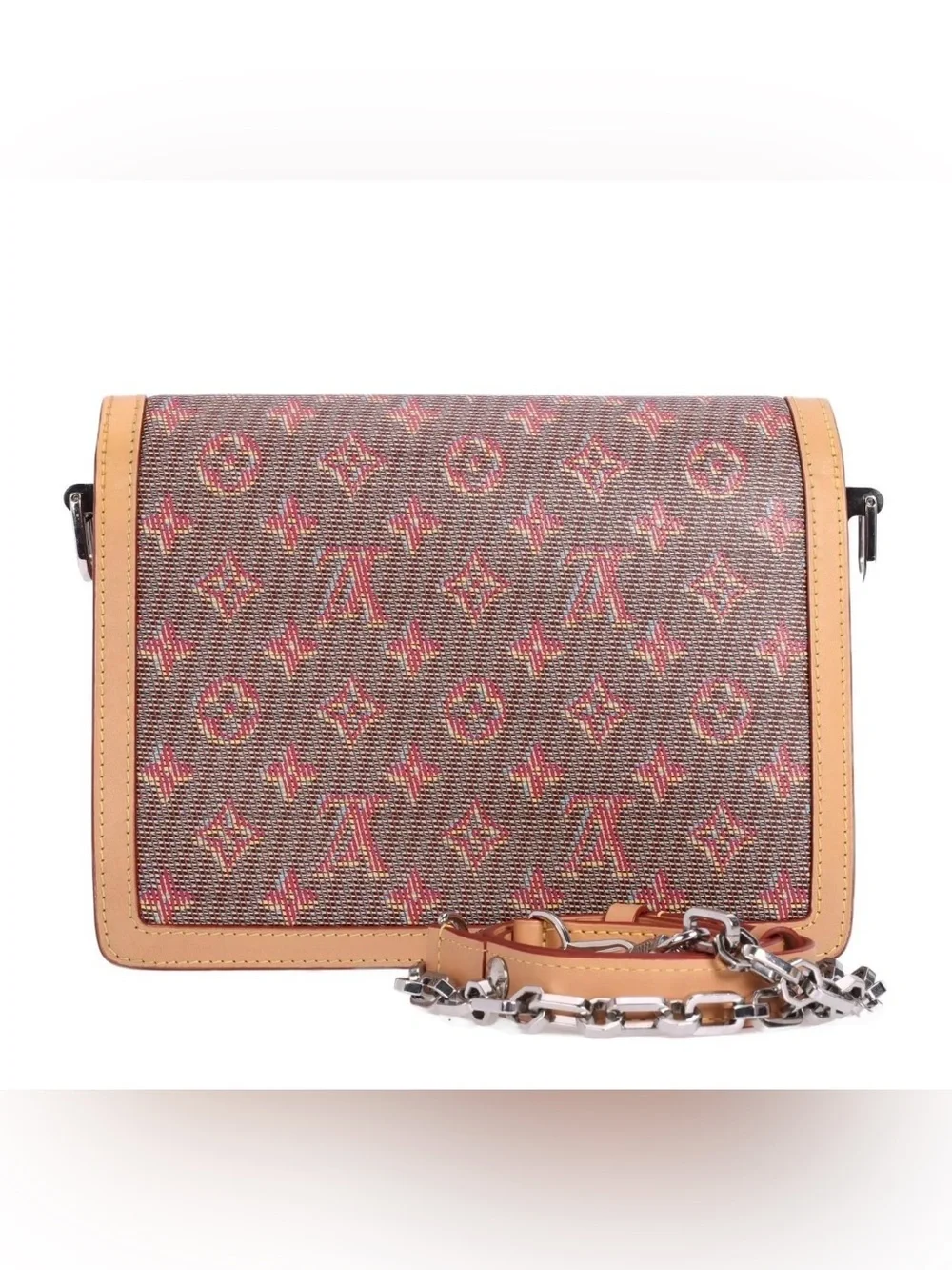 Louis Vuitton Multicolor Pink & Tan Monogram Crossbody Bag - Picture 2 of 7